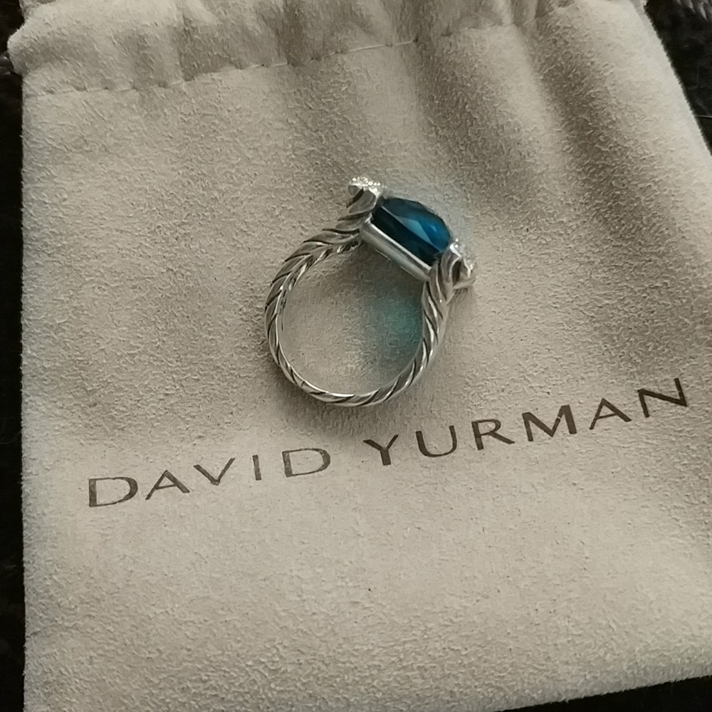 David Yurman 5.5 blue Topaz..SOLD - Picture 6 of 11